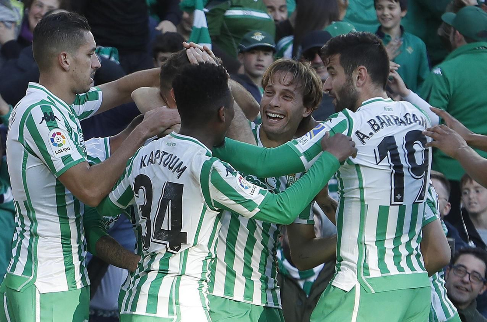 El Betis-Atlético de Madrid, en imágenes