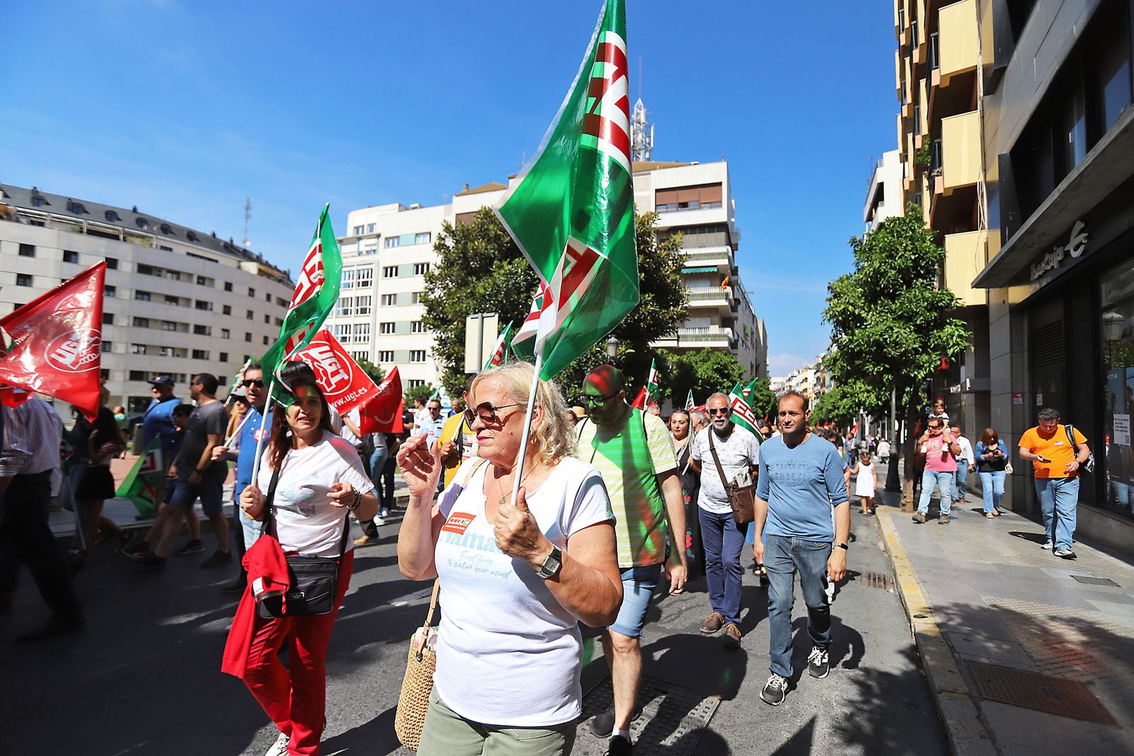 Imágenes de la Manifestación por el Día del Trabajador 2023 en Huelva
