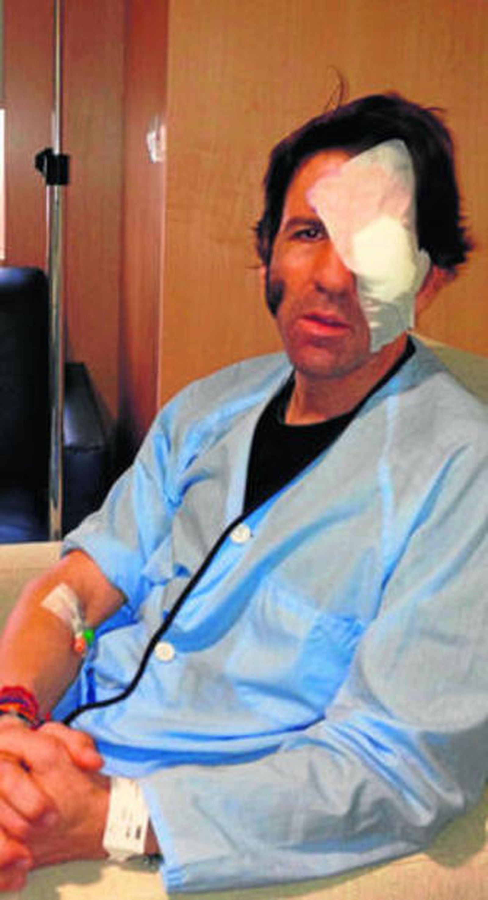 Juan José Padilla, tras la intervención.