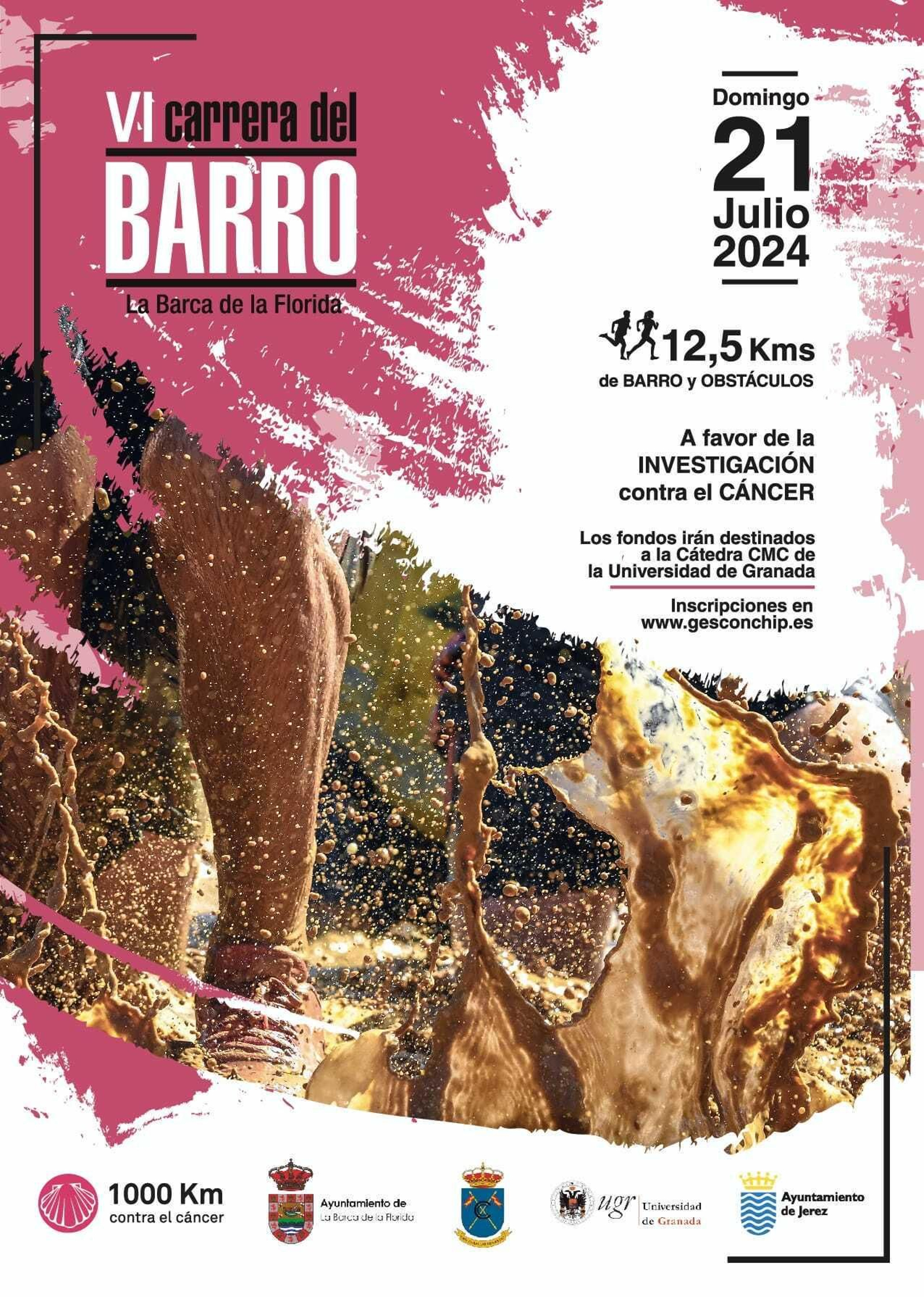 Cartel de la VI Carrera del Barro de La Barca.