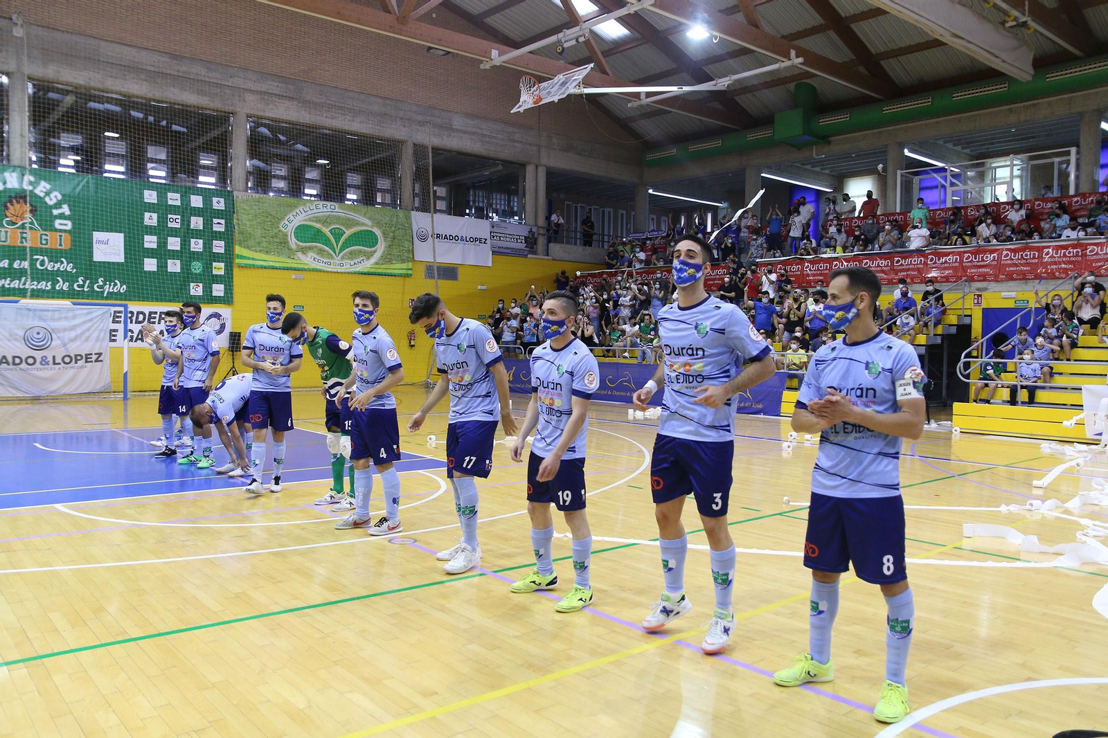 Fotogalería del primer partido de ascenso a Primera División EJIDO FUTSAL-MANZANARES