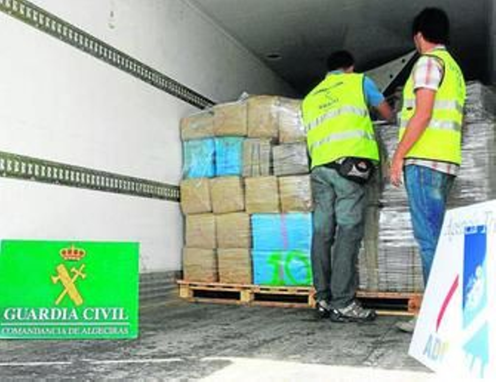 Imagen de archivo de otra operación contra el narcotráfico en Algeciras.