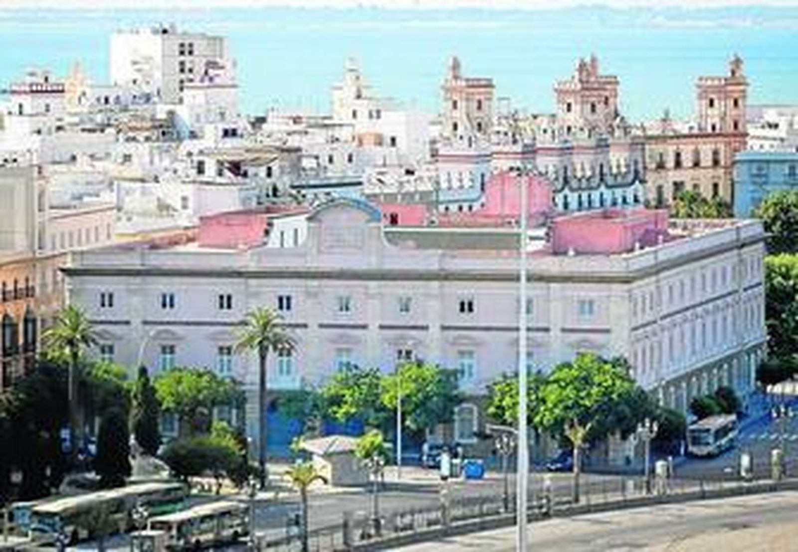 Imagen del edificio de la Diputación Provincial, que será el centro principal del Tricentenario.