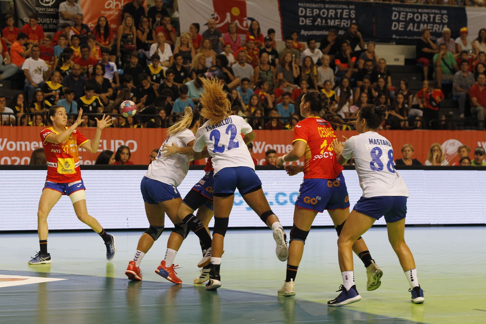 Fotogalería España-Grecia. Balonmano Femenino, fase clasificación Euro 2020
