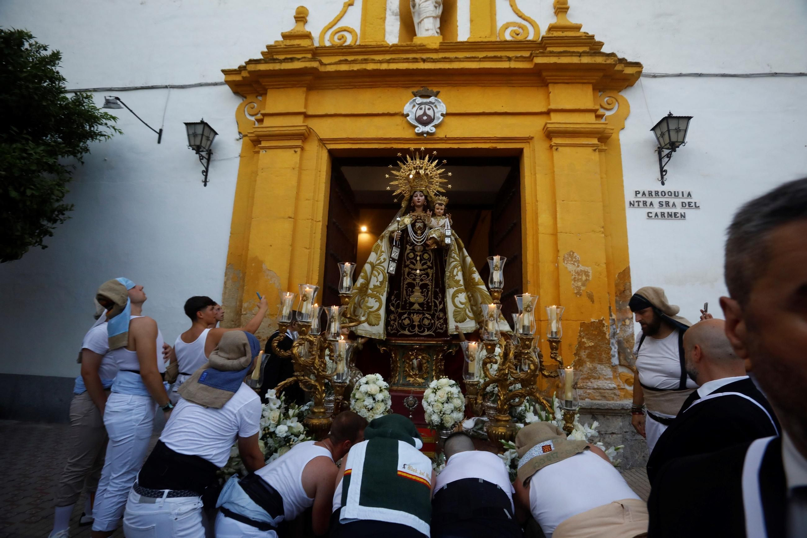 La procesión de la Virgen del Carmen de Puerta Nueva de Córdoba, en imágenes