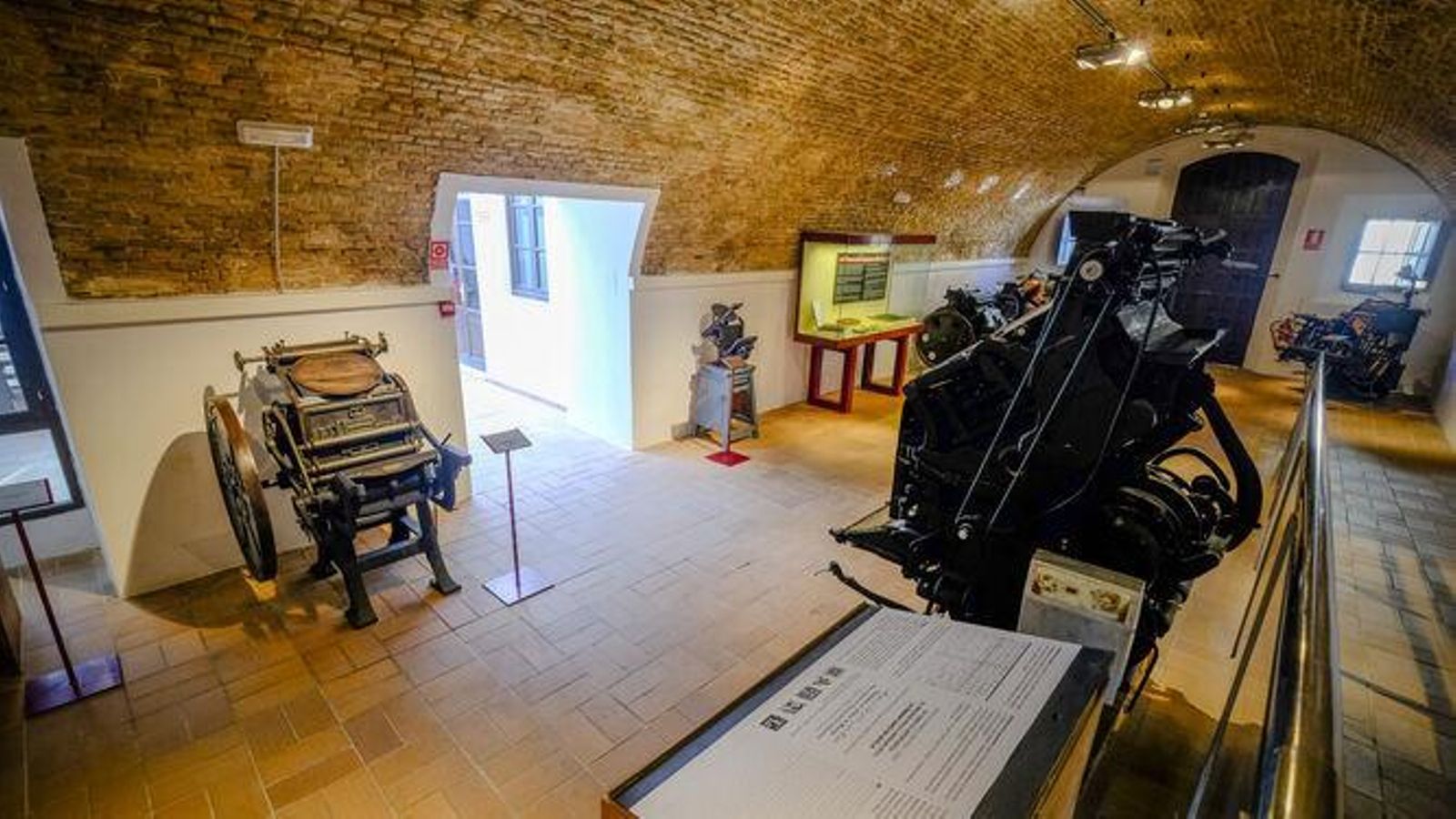 Una de las salas del Museo Litográfico