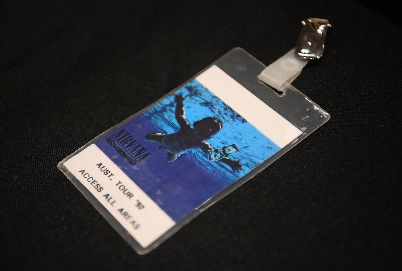 Imagen de archivo de pase propiedad del músico estadounidense Kurt Cobain