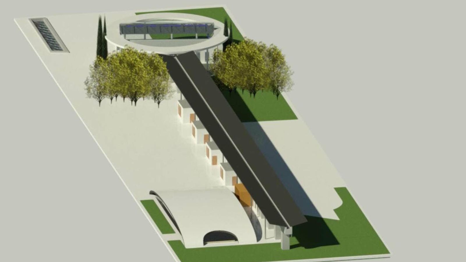 Un nueva avenida sostenible entre el anfiteatro y el nuevo zoco.