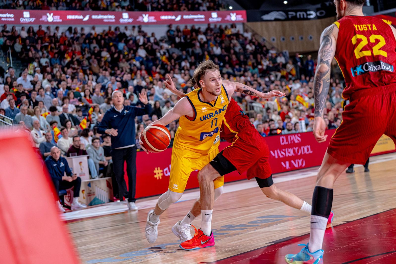 Las mejores fotos del España-Ucrania de baloncesto