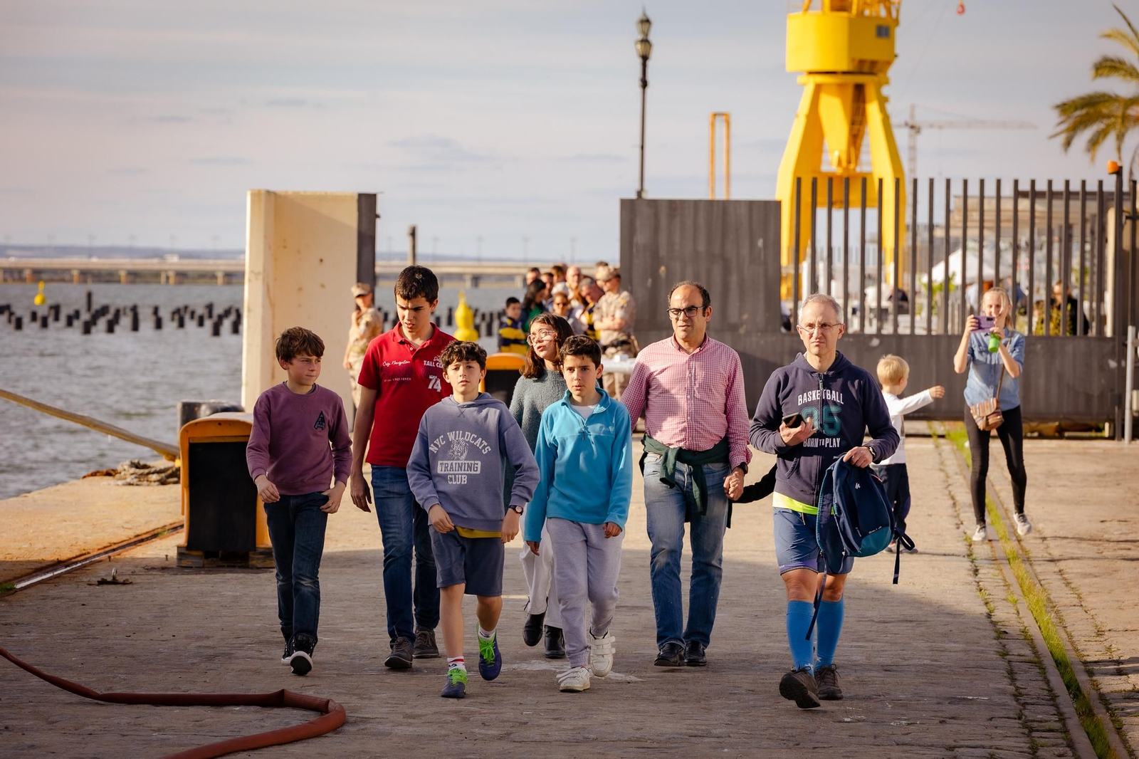 Imágenes del patrullero Centinela en el Muelle de Levante