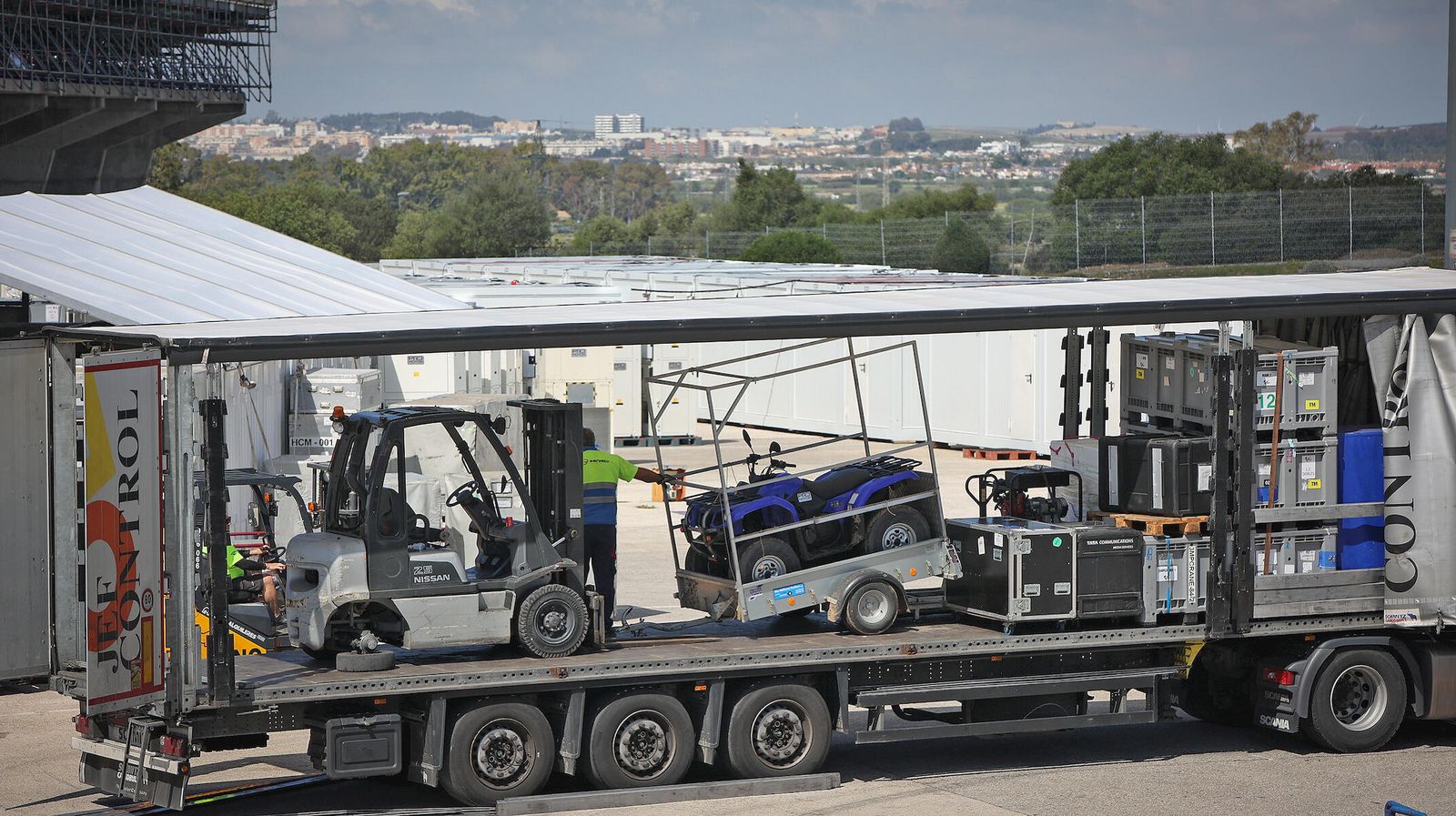 Así se prepara  el circuito para recibir el Gran Premio