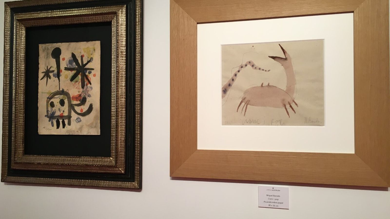 Miró y Barceló en SAM.