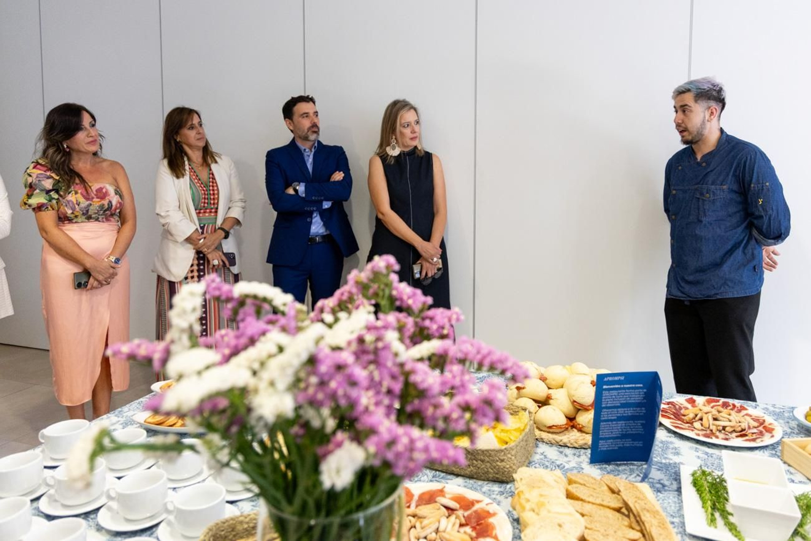 Visita de la consejera a las instalaciones de Aprompsi