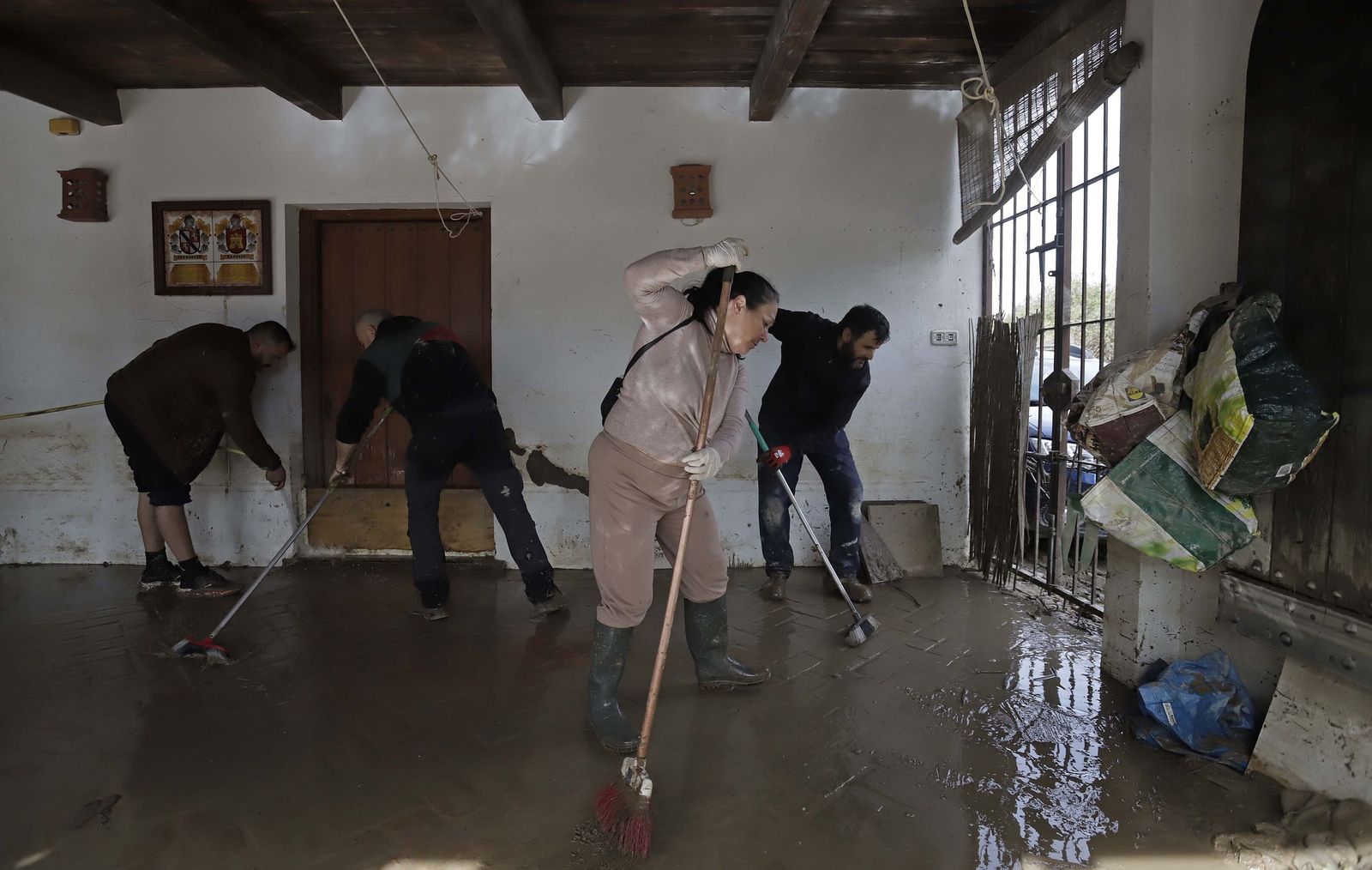 San Martín del Tesorillo después de la borrasca Marta, en imágenes