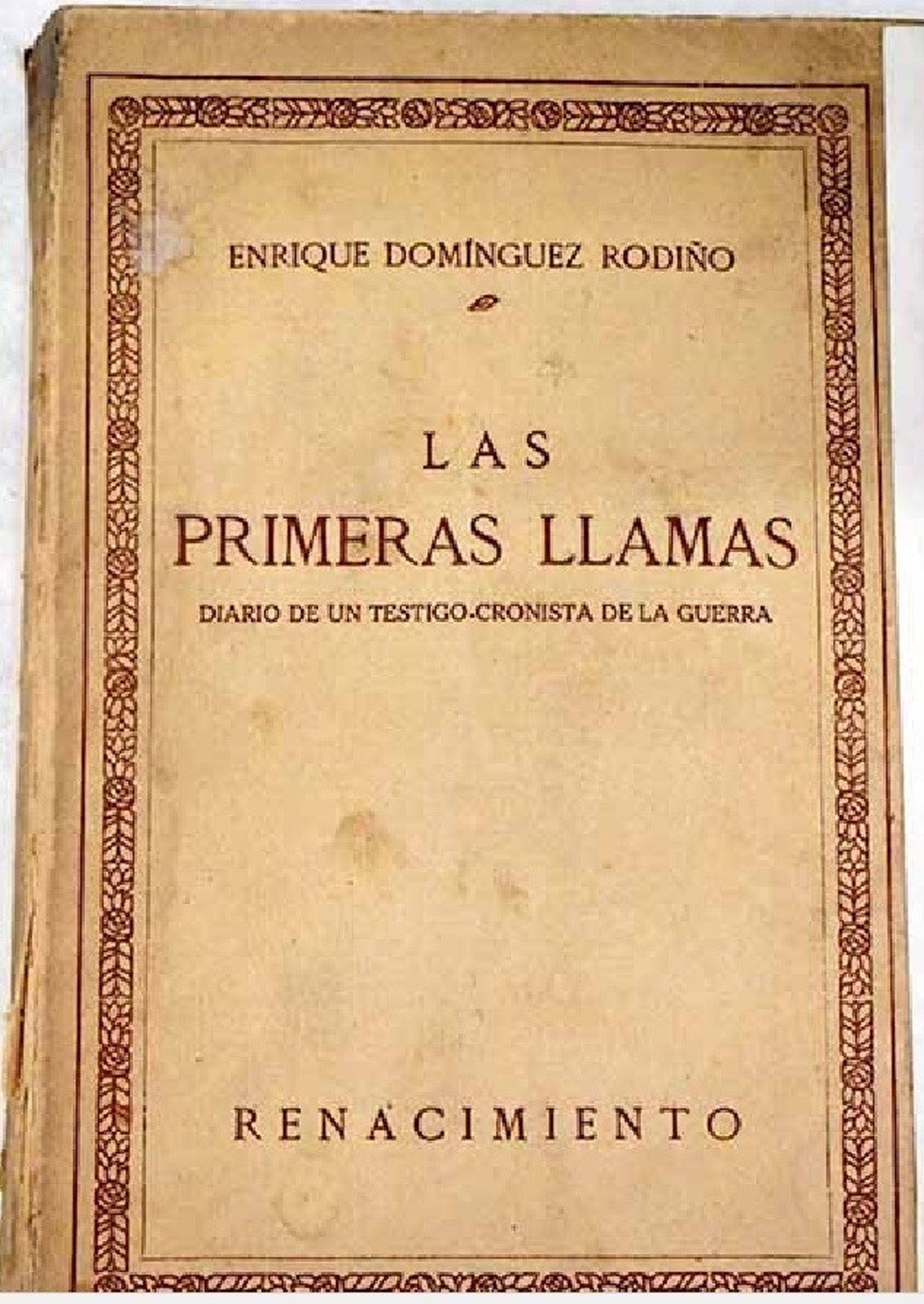 'Las primeras llamas' (1917), de Domínguez Rodiño.