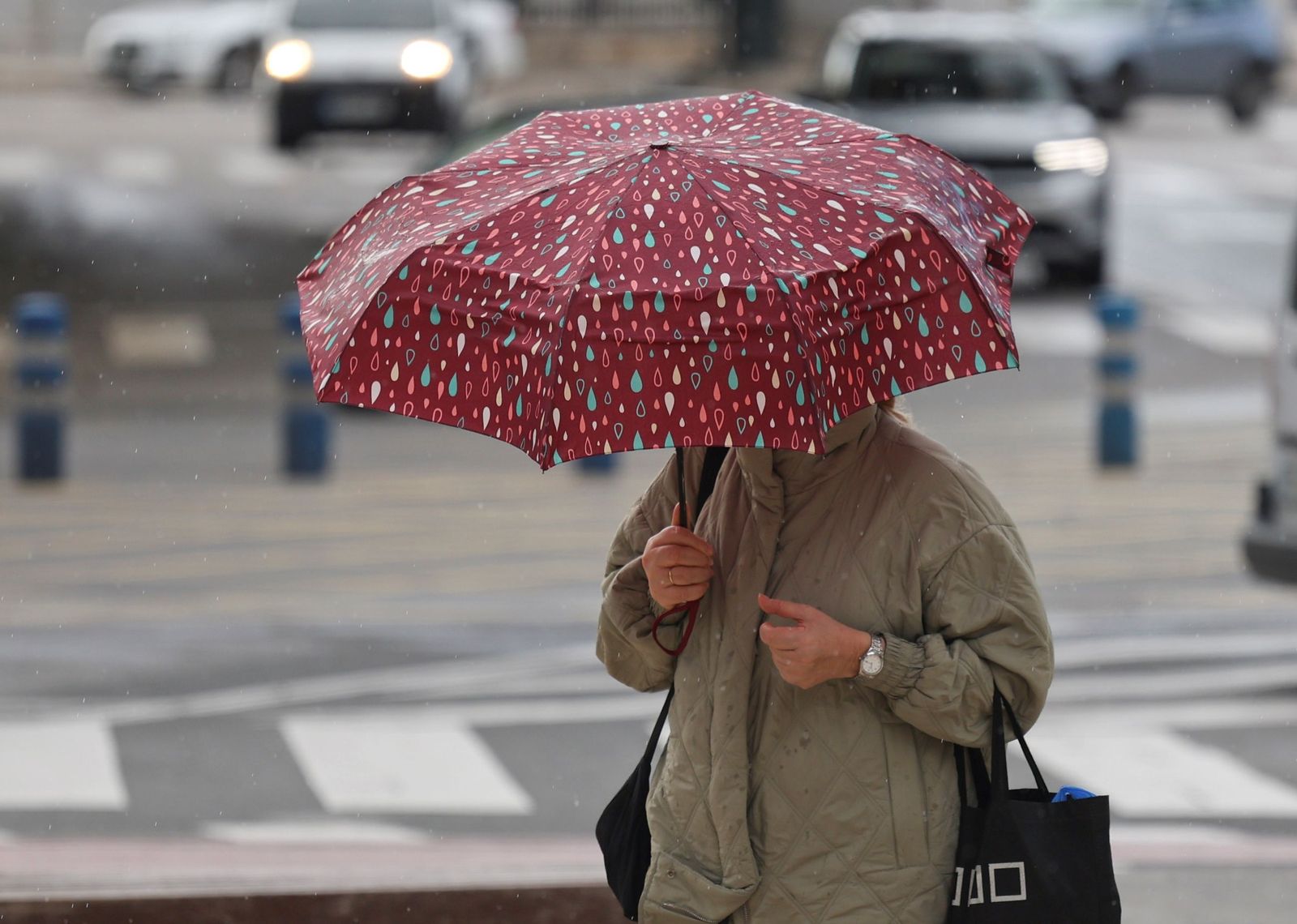 Este miércoles está activo el aviso amarillo por lluvia y tormentas en Málaga.