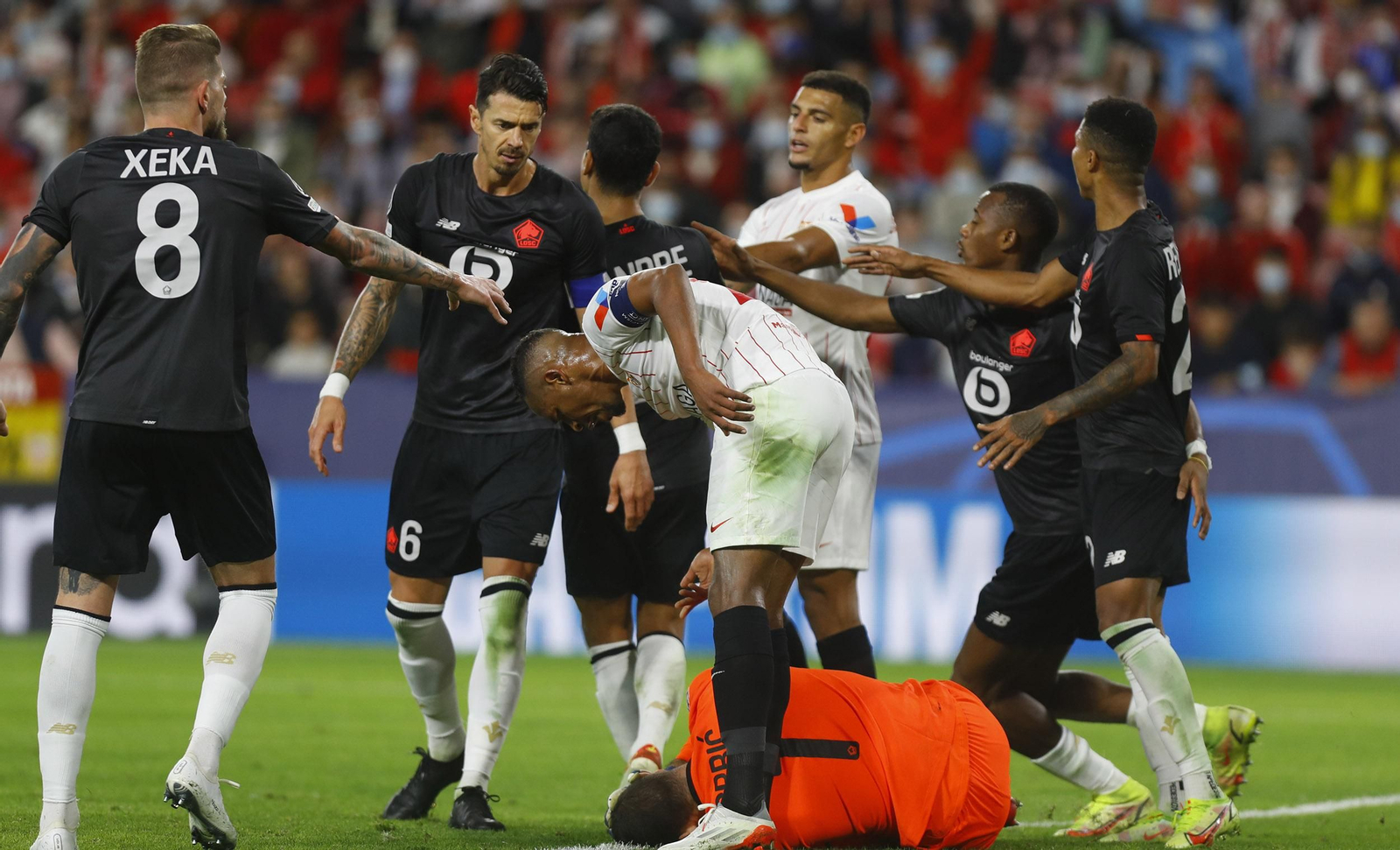 Las imágenes del Sevilla-Lille