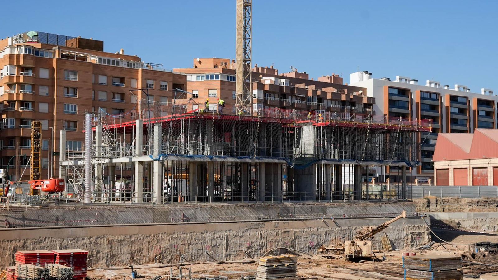 Estado actual de las obras.