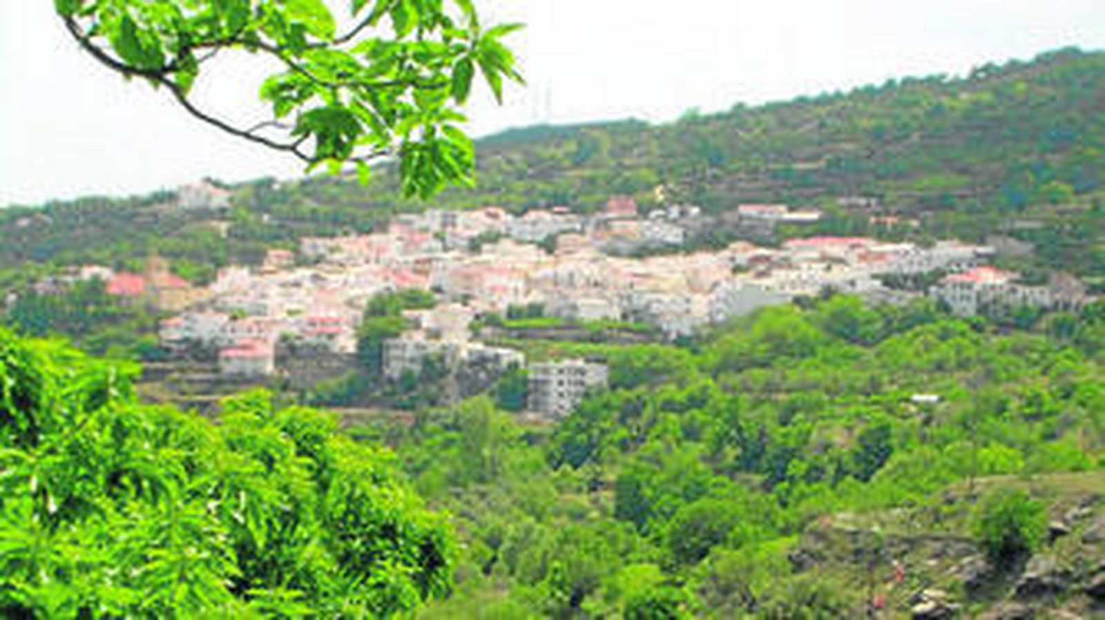 Vista panorámica de la localidad de Paterna del Río.