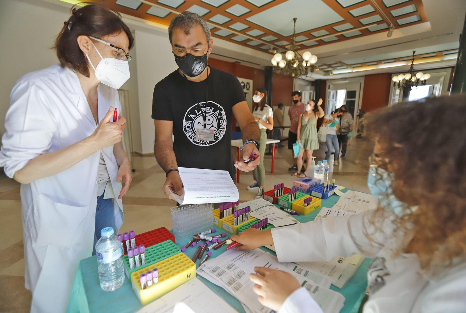 Macrocolecta de sangre en la Casa Colón