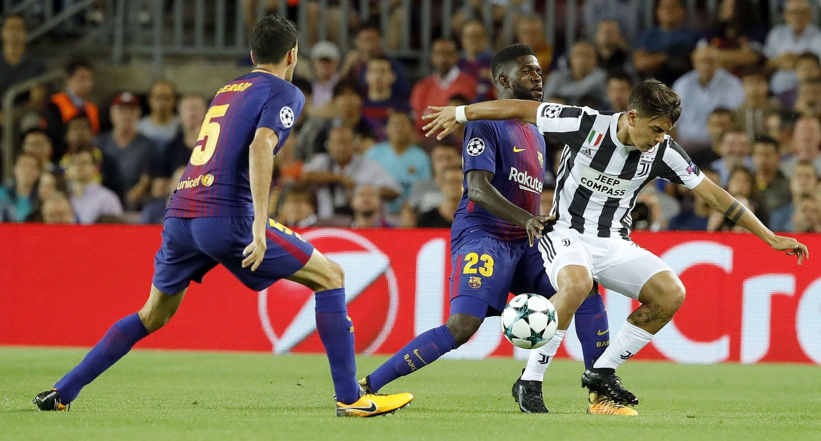 El Barcelona-Juventus, en imágenes