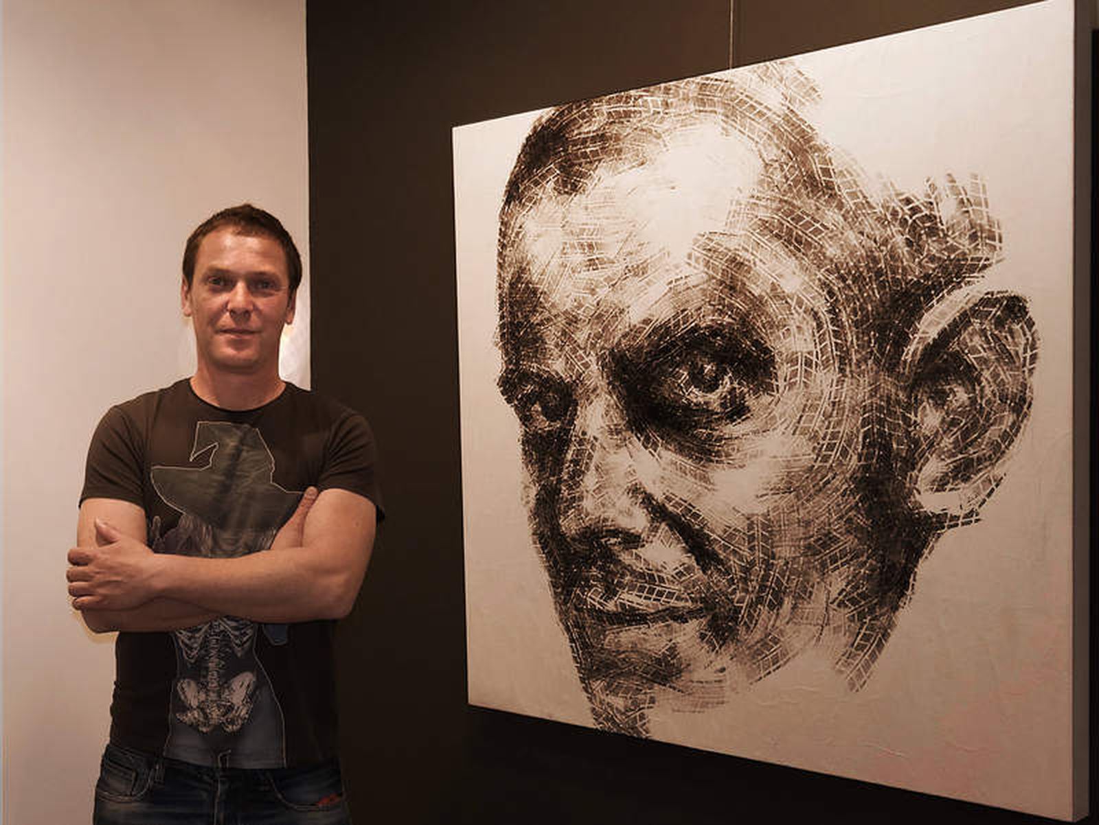 El pintor Melchor Balsera en una imagen