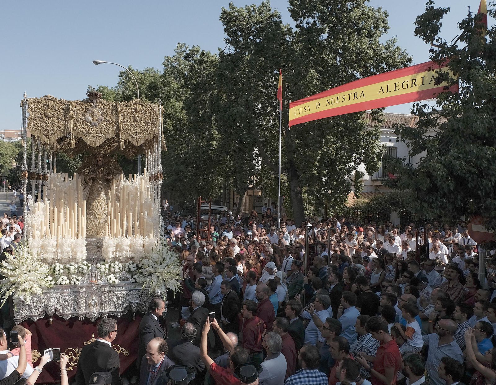 Traslado de la Virgen de la Salud de San Gonzalo a la Catedral para su coronación
