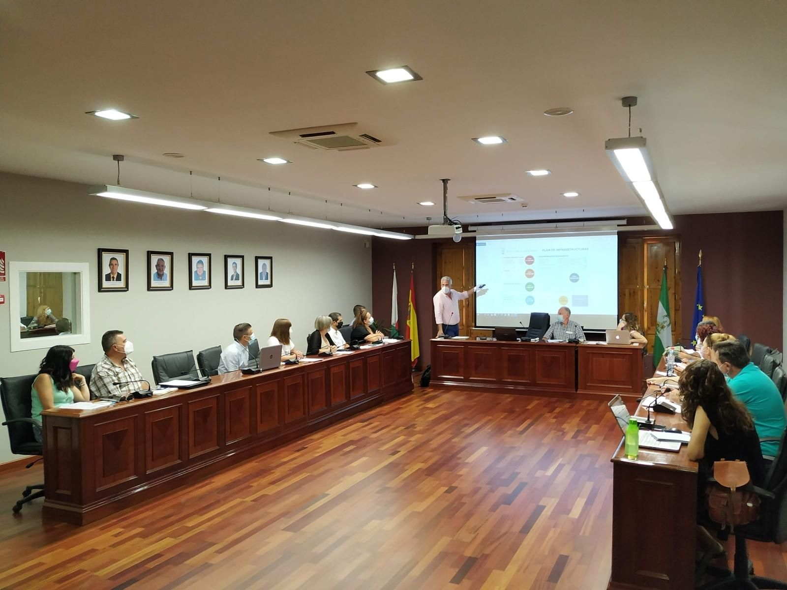 Imagen del Pleno Extraordinario celebrado en Huércal de Almería