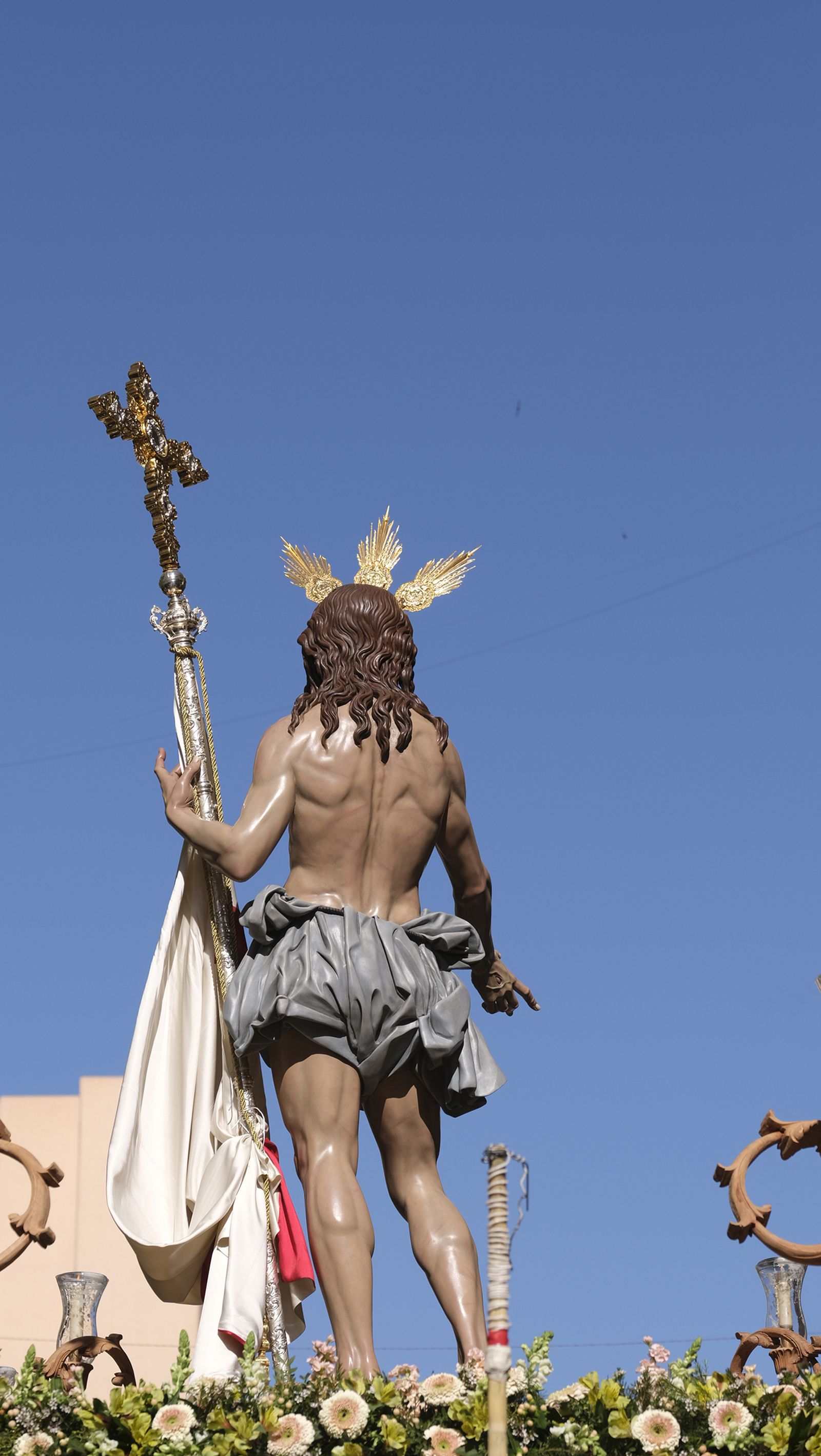 Procesión de Jesucristo Resucitado en Almería, en imágenes