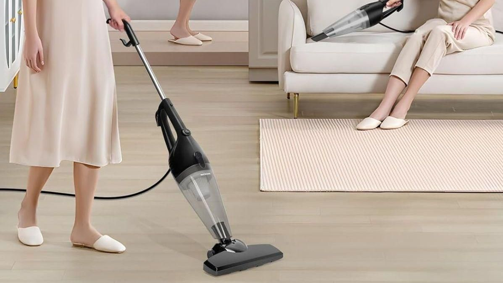 Miravia hunde el precio de este aspirador vertical AIGOSTAR con filtro HEPA y diseño 4 en 1 por el 11.11