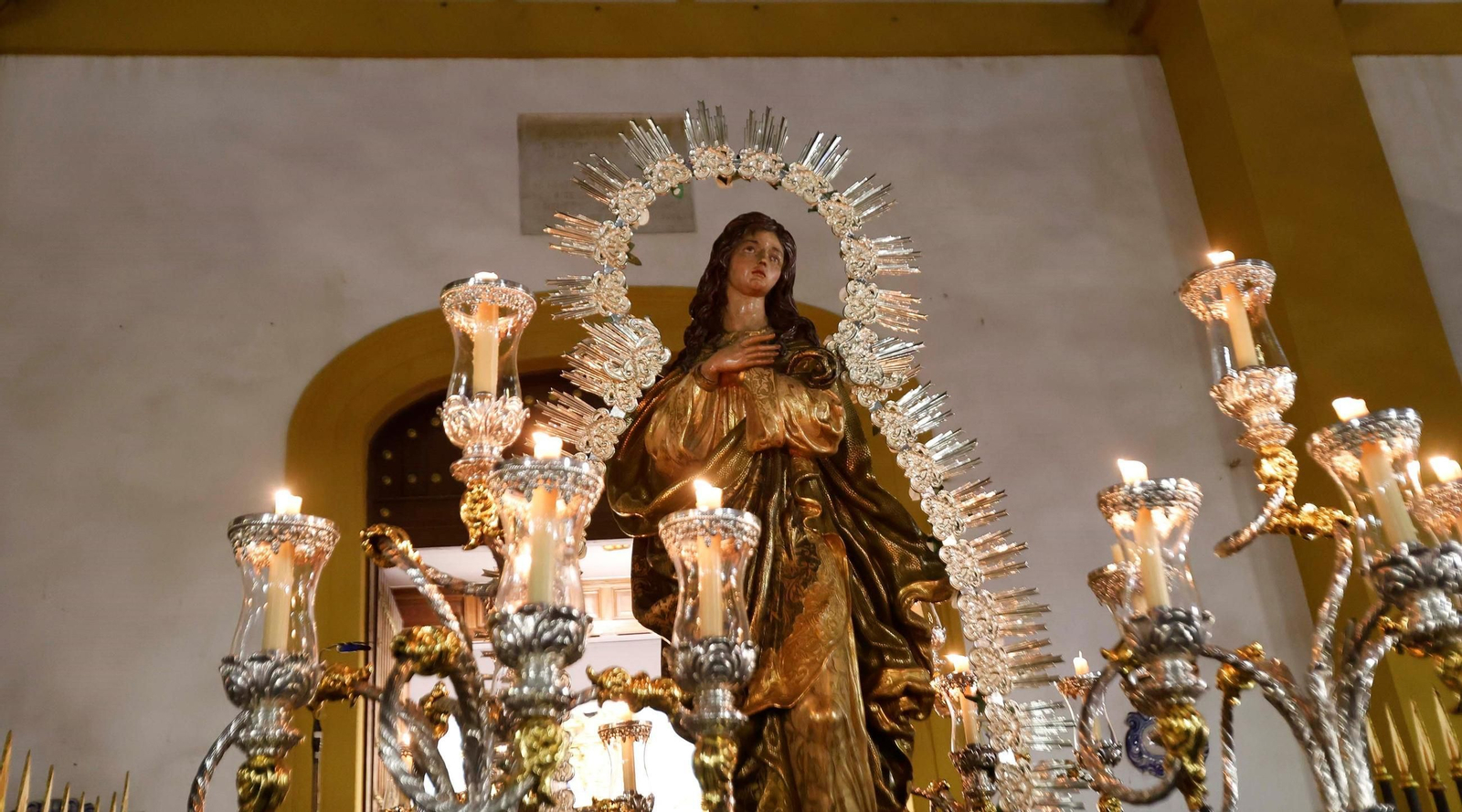 La Inmaculada Concepción, en la procesión del pasado 1 de febrero.