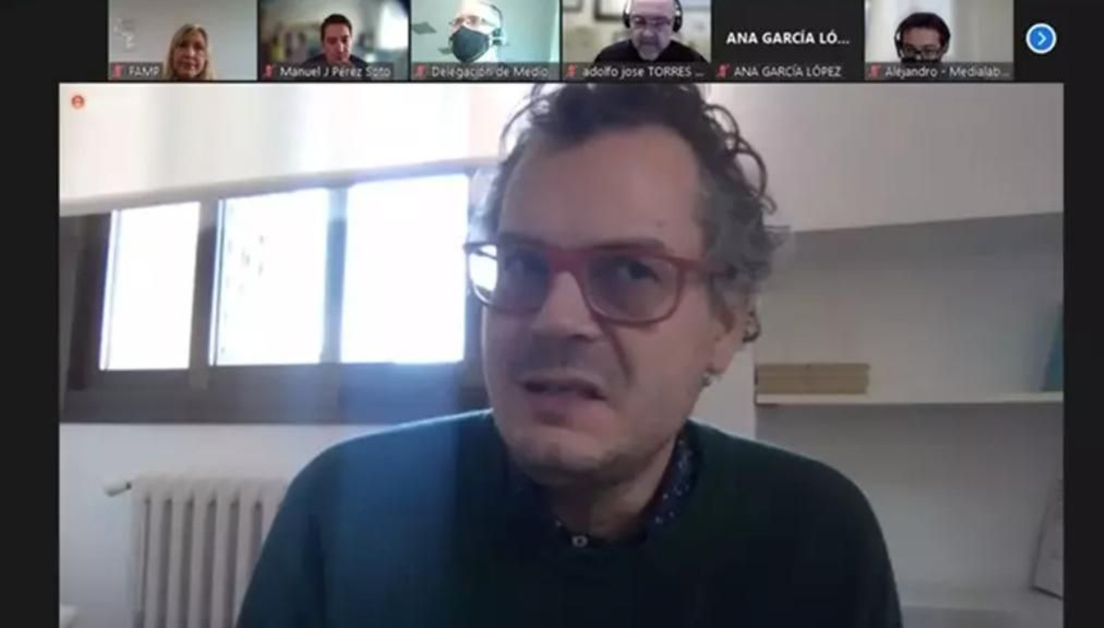 Reunión telemática del proyecto europeo 'Color Circle'.