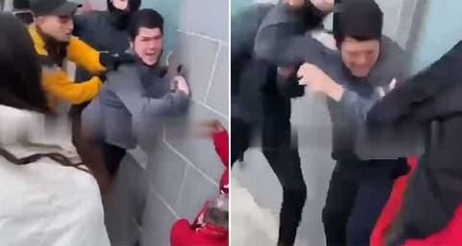 Captura del vídeo indignante