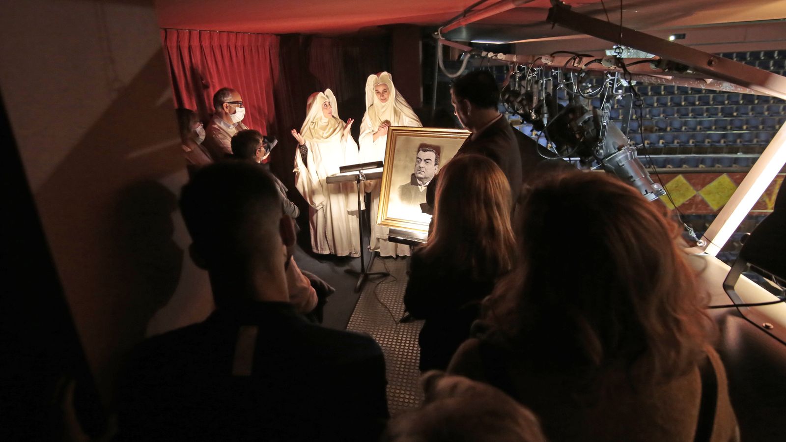 Imágenes de las visitas teatralizadas al teatro Villamarta