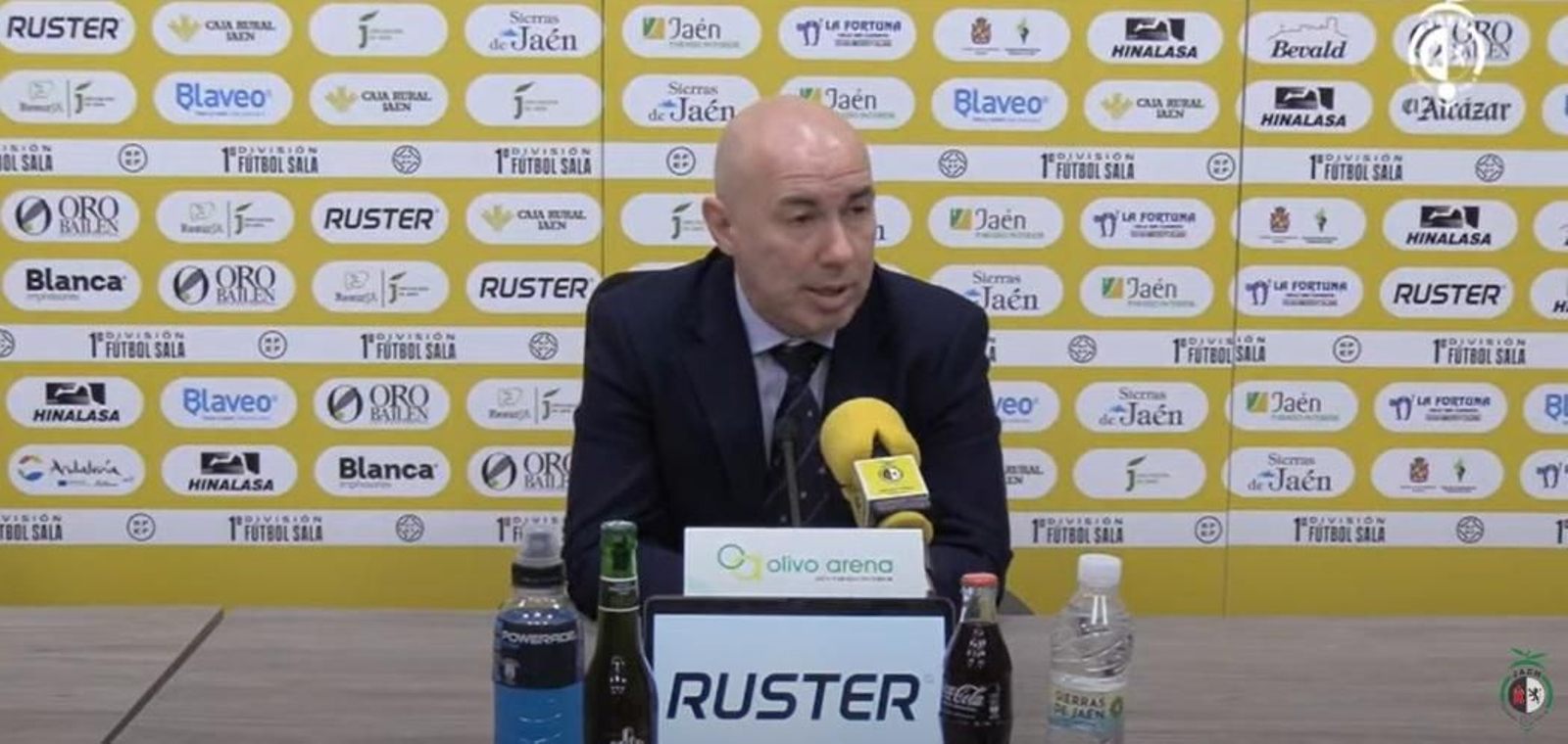 Dani Rodríguez atiende a los medios de comunicación tras la victoria ante Industrias Santa Coloma