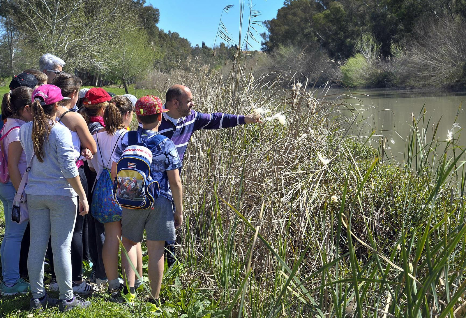 Alumnos participando en una anterior edición de ‘Jerez educa’.