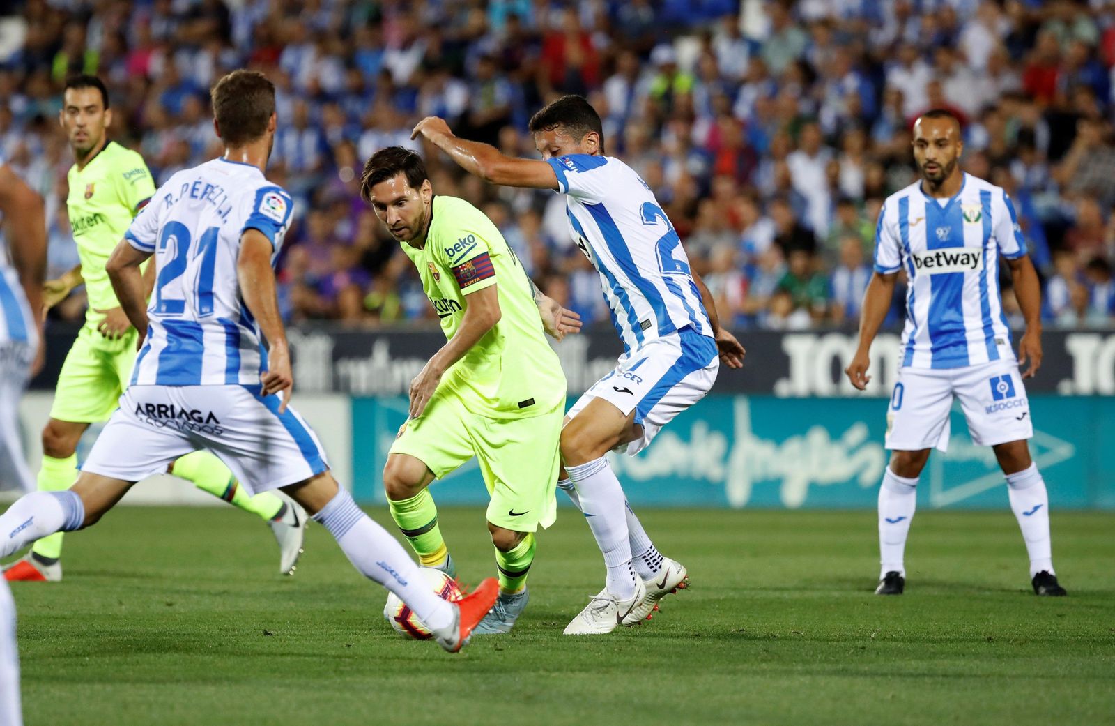 Las imágenes del Leganés-Barcelona