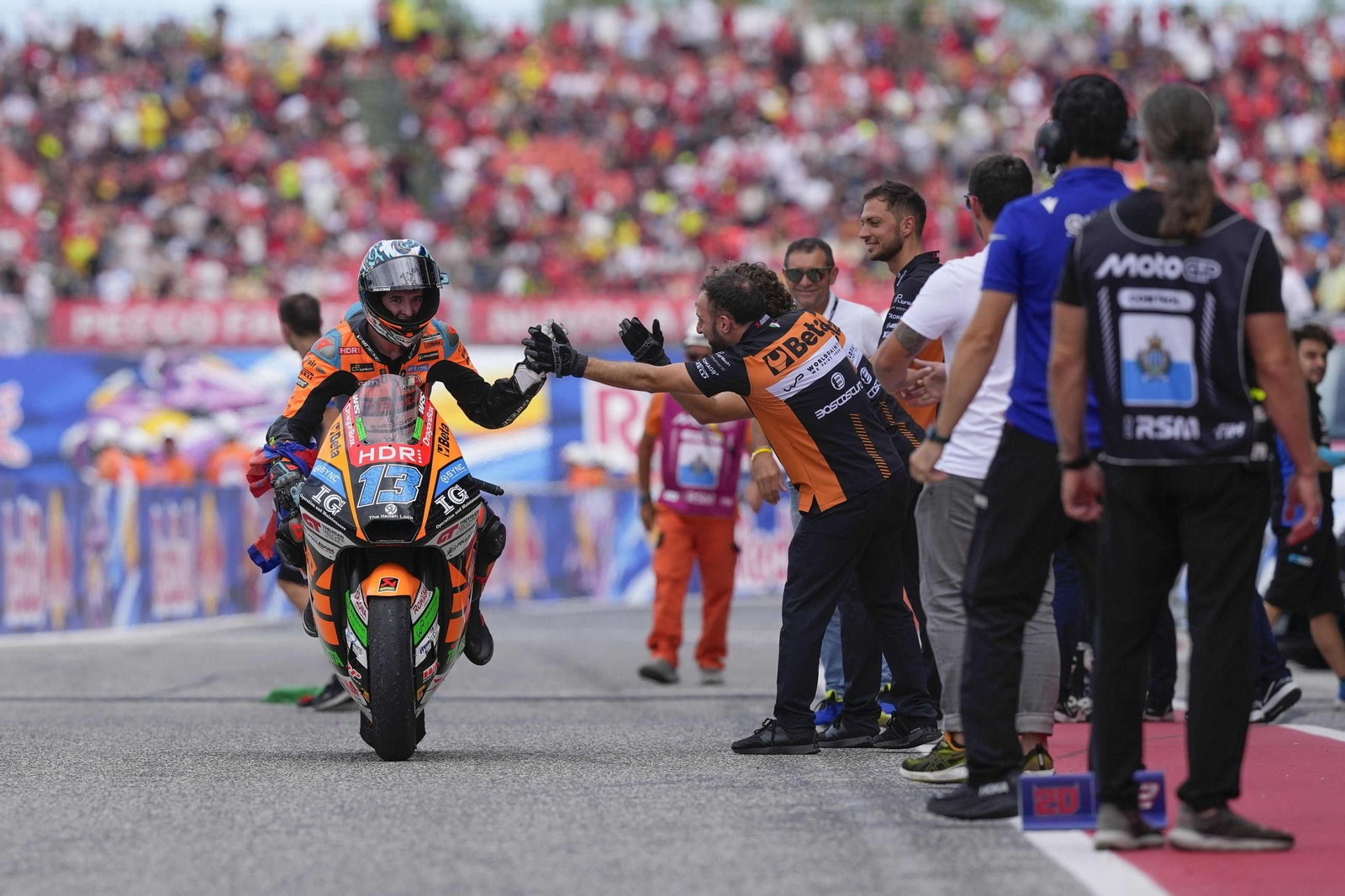 Las fotos del triunfo del palaciego Rueda y del resto del Gran Premio de San Marino