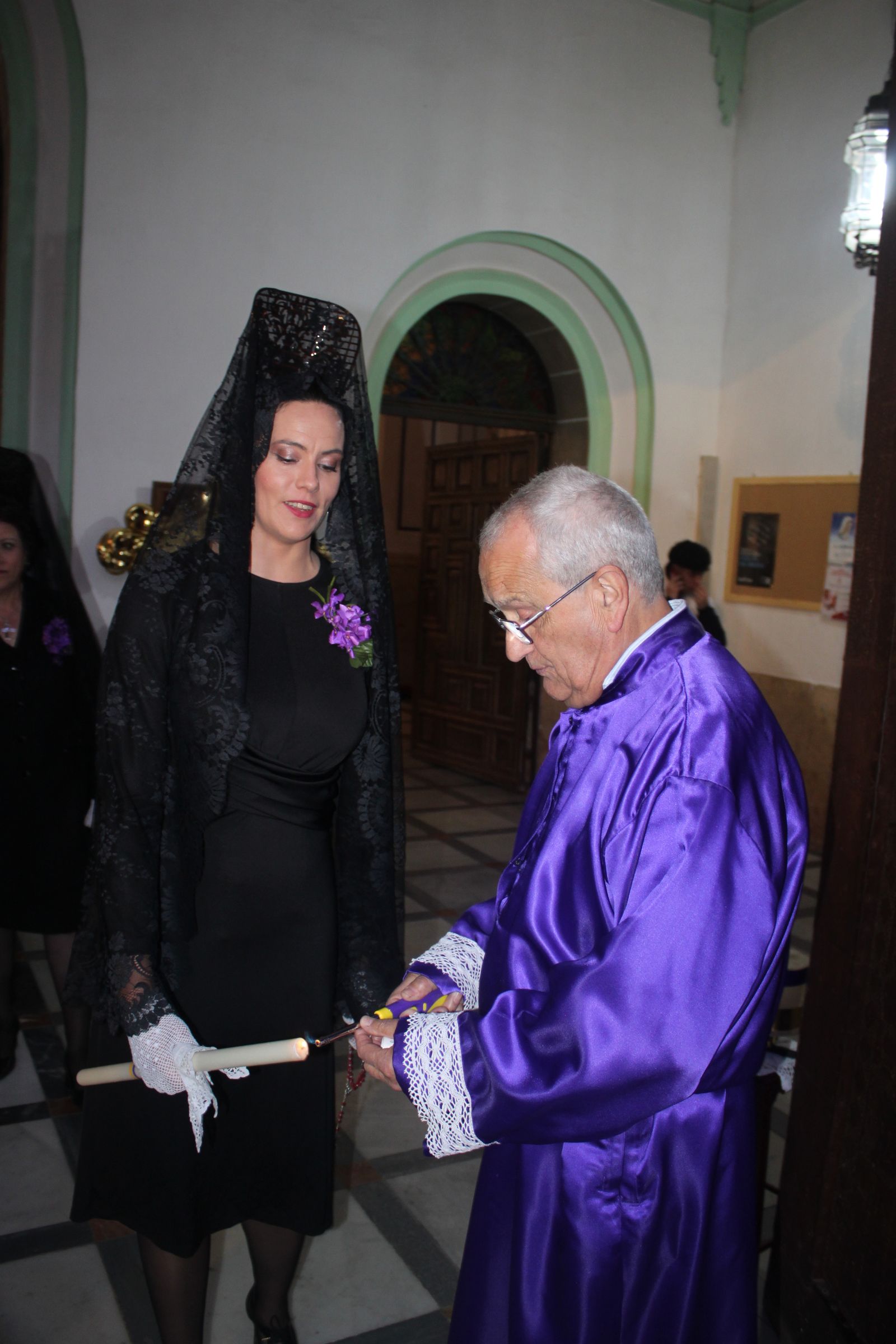 Las imágenes de las procesiones del Jueves Santo en Vélez Rubio