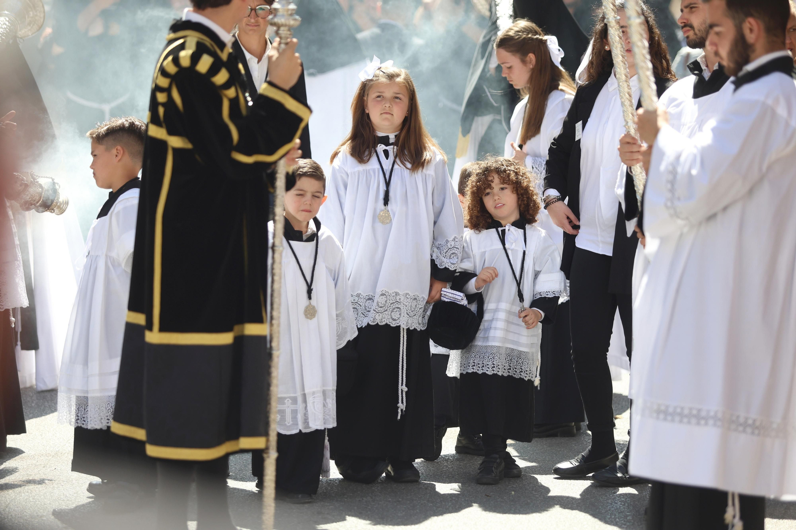Mediadora en su procesión del Miércoles Santo de Málaga, en fotos