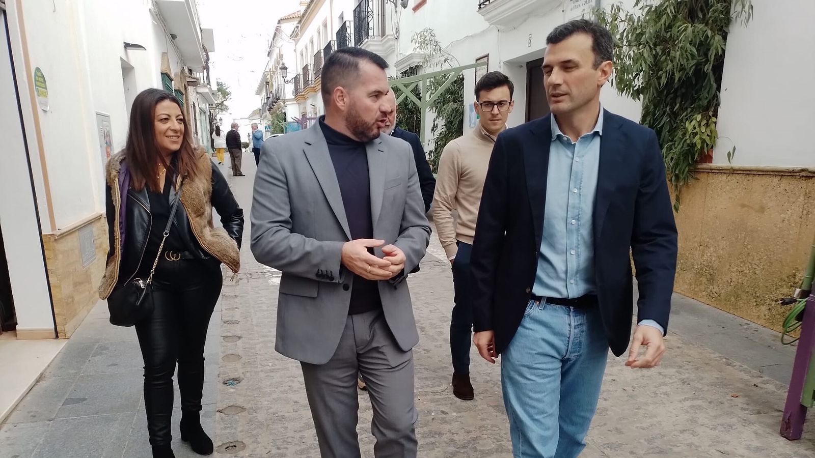 Andrés Clavijo, con Bruno García.