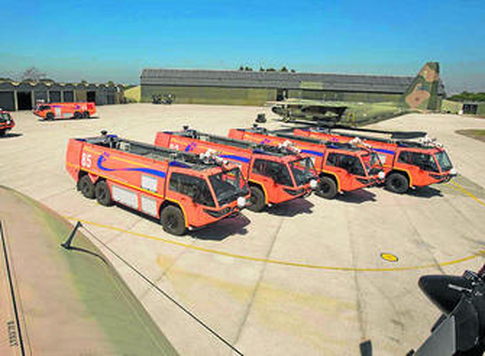 Vehículos M.Tec 670 de la fuerza aérea portuguesa hechos en Utrera.