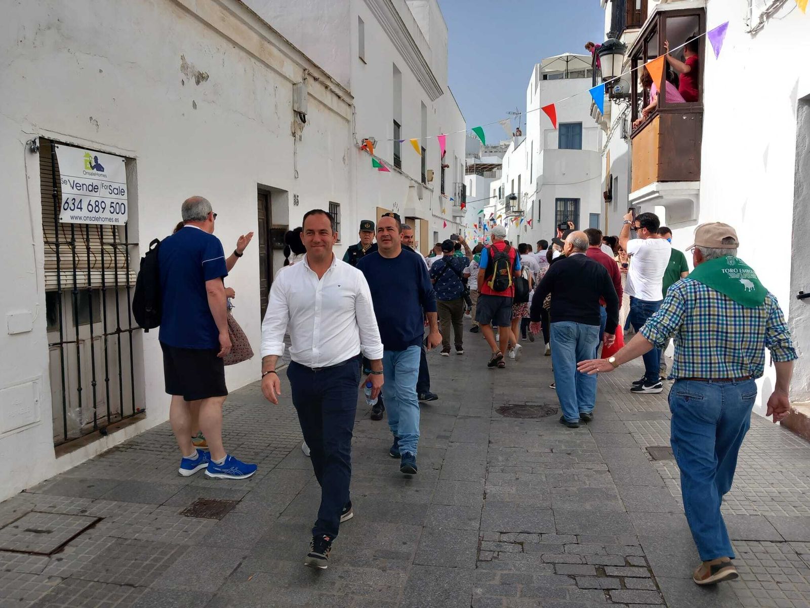Imágenes de la fiesta del Toro Embolao en Vejer