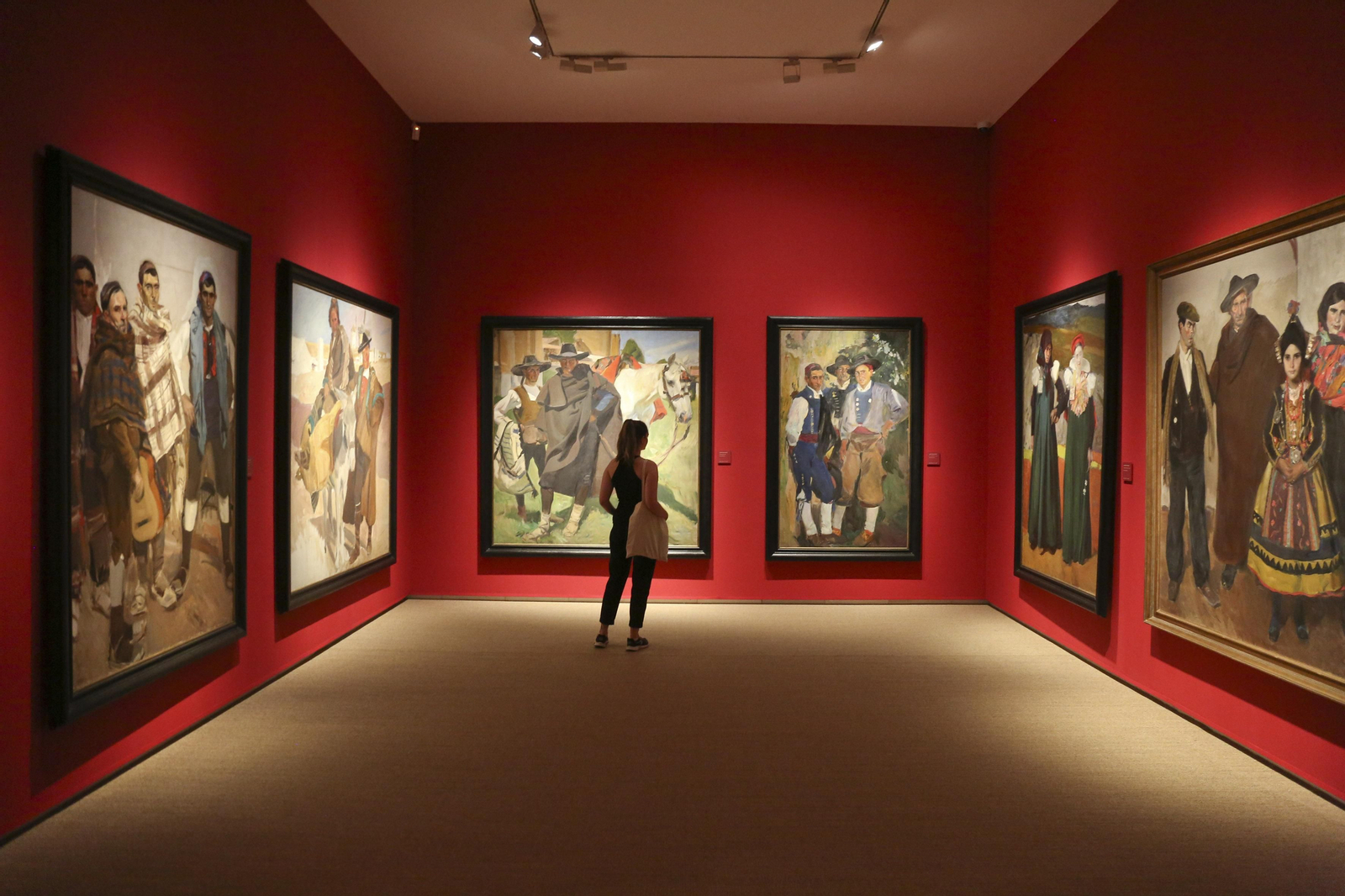 Una parte de la muestra 'Sorolla tierra adentro'.