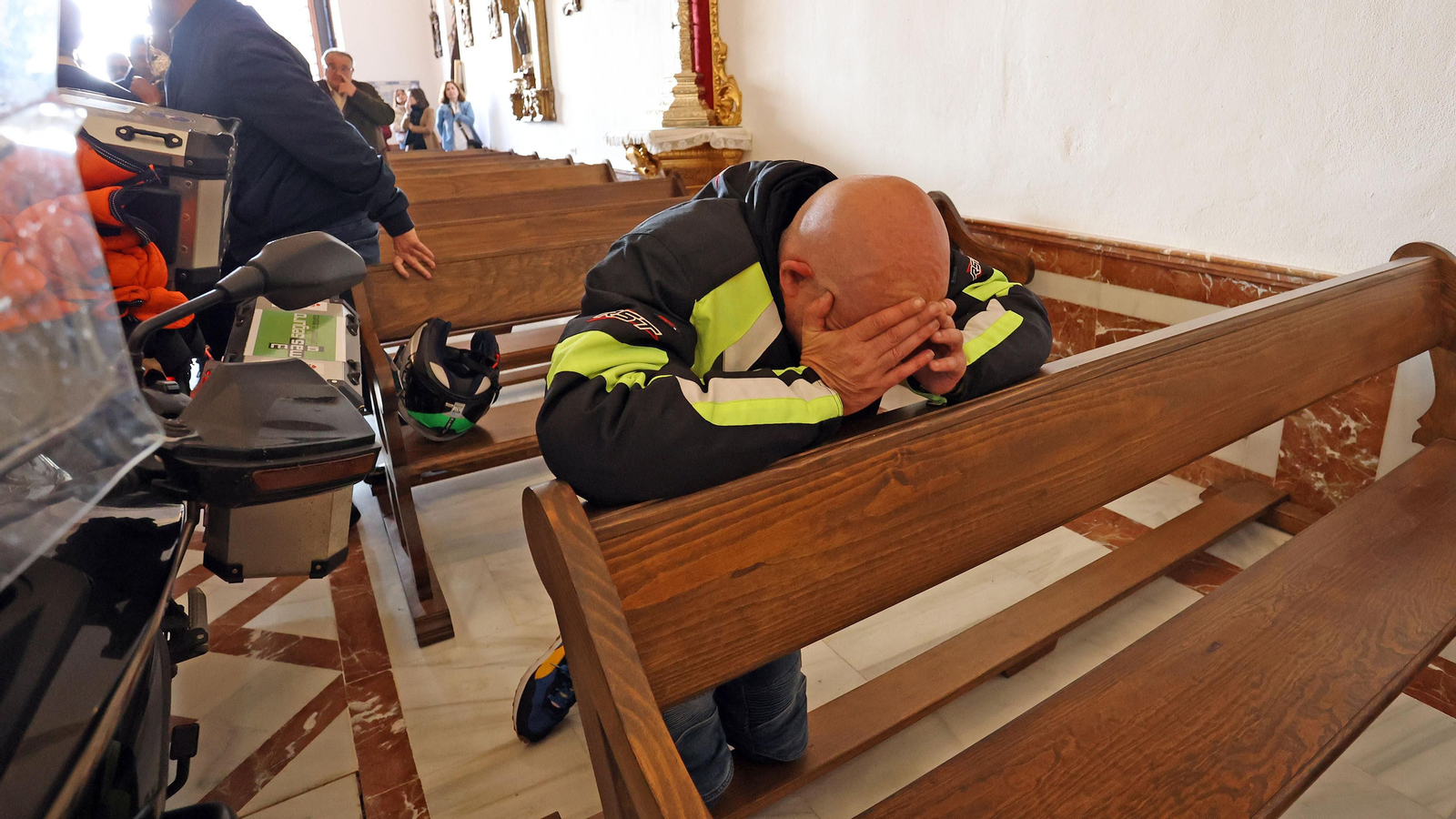 Prudencio Macías, motero enfermo de Esclerosis Múltiple que ha dado la vuelta a España en moto desde Jerez