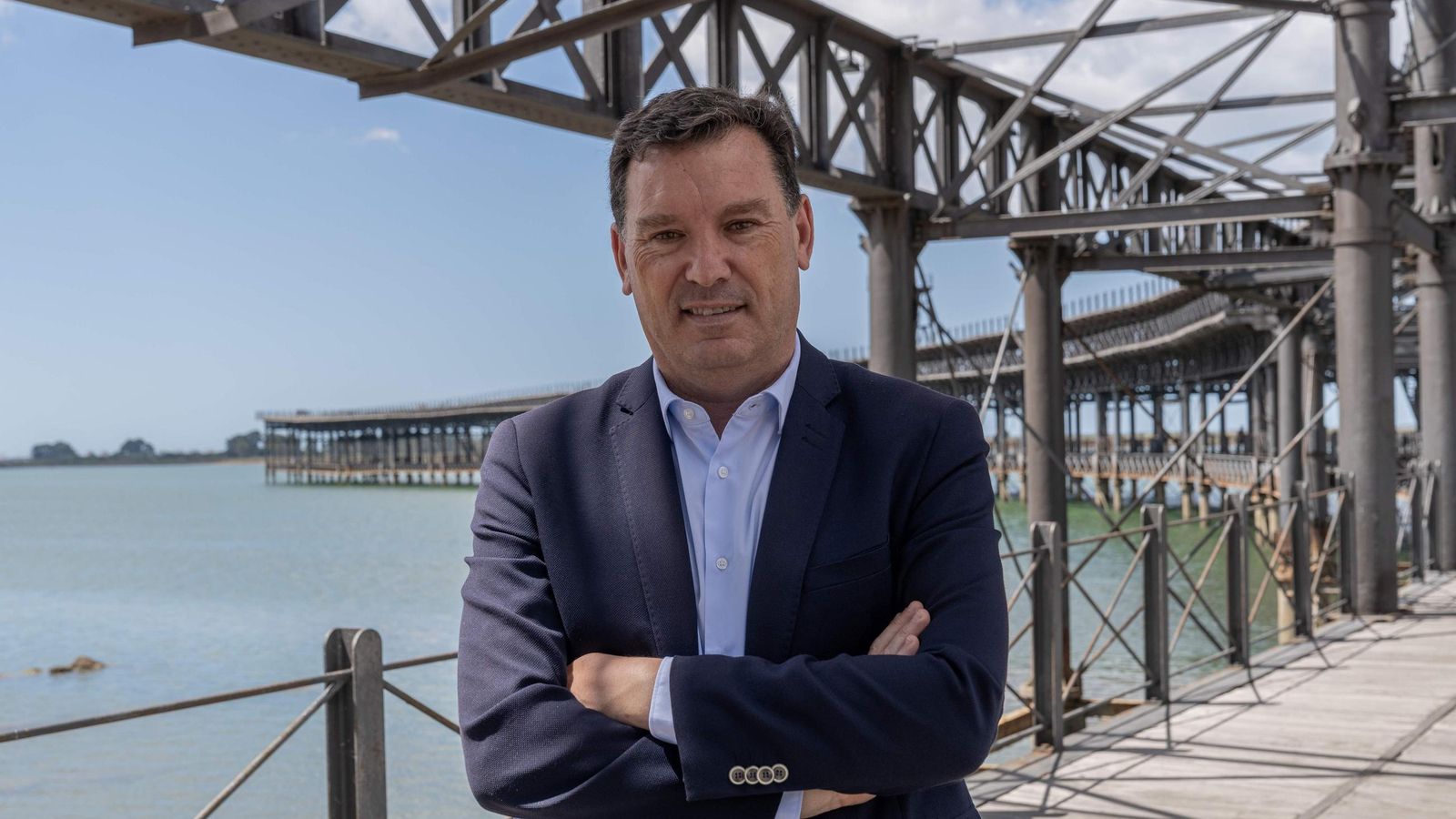 El presidente del Puerto de Huelva, Alberto Santana. El presidente del Puerto de Huelva, Alberto Santana.