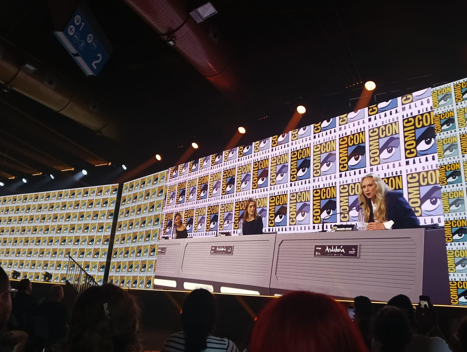 El encuentro con las tres actrices, este jueves en la Comic-Con.