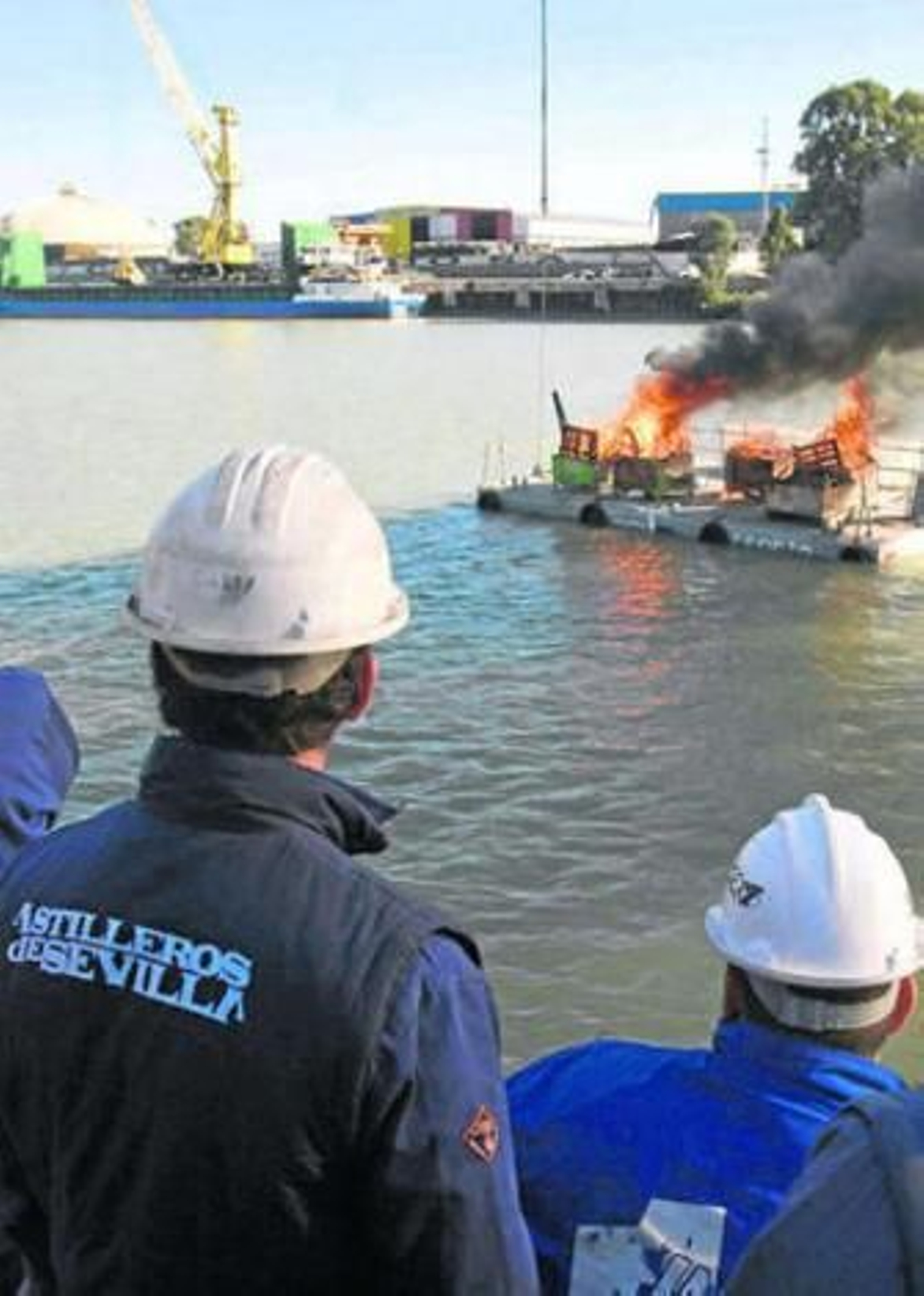 Una protesta de los trabajadores de la factoría en noviembre.