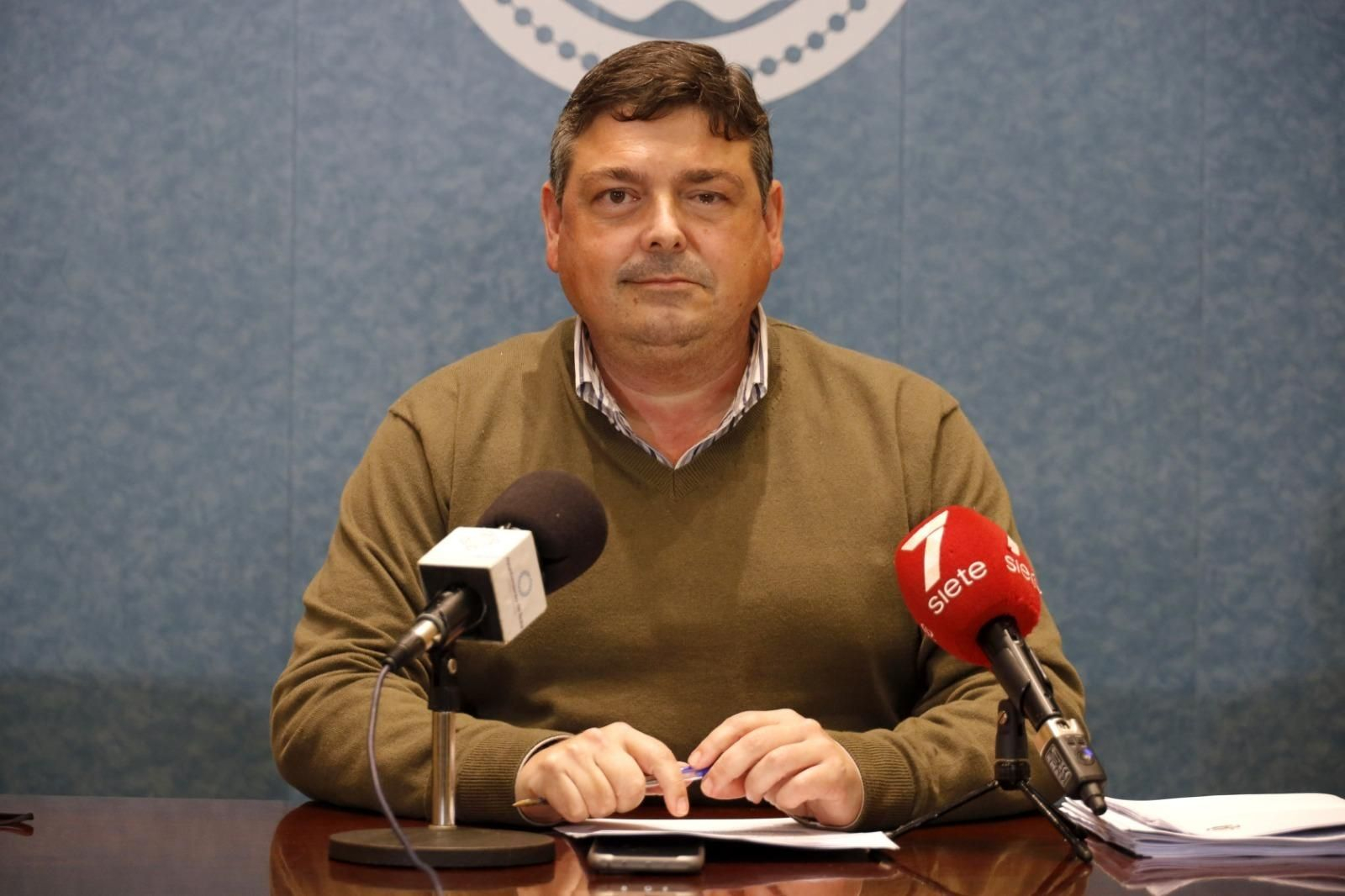 El concejal de Hacienda, Daniel Manrique de Lara, en la presentación del proyecto de presupuestos municipales para este año.