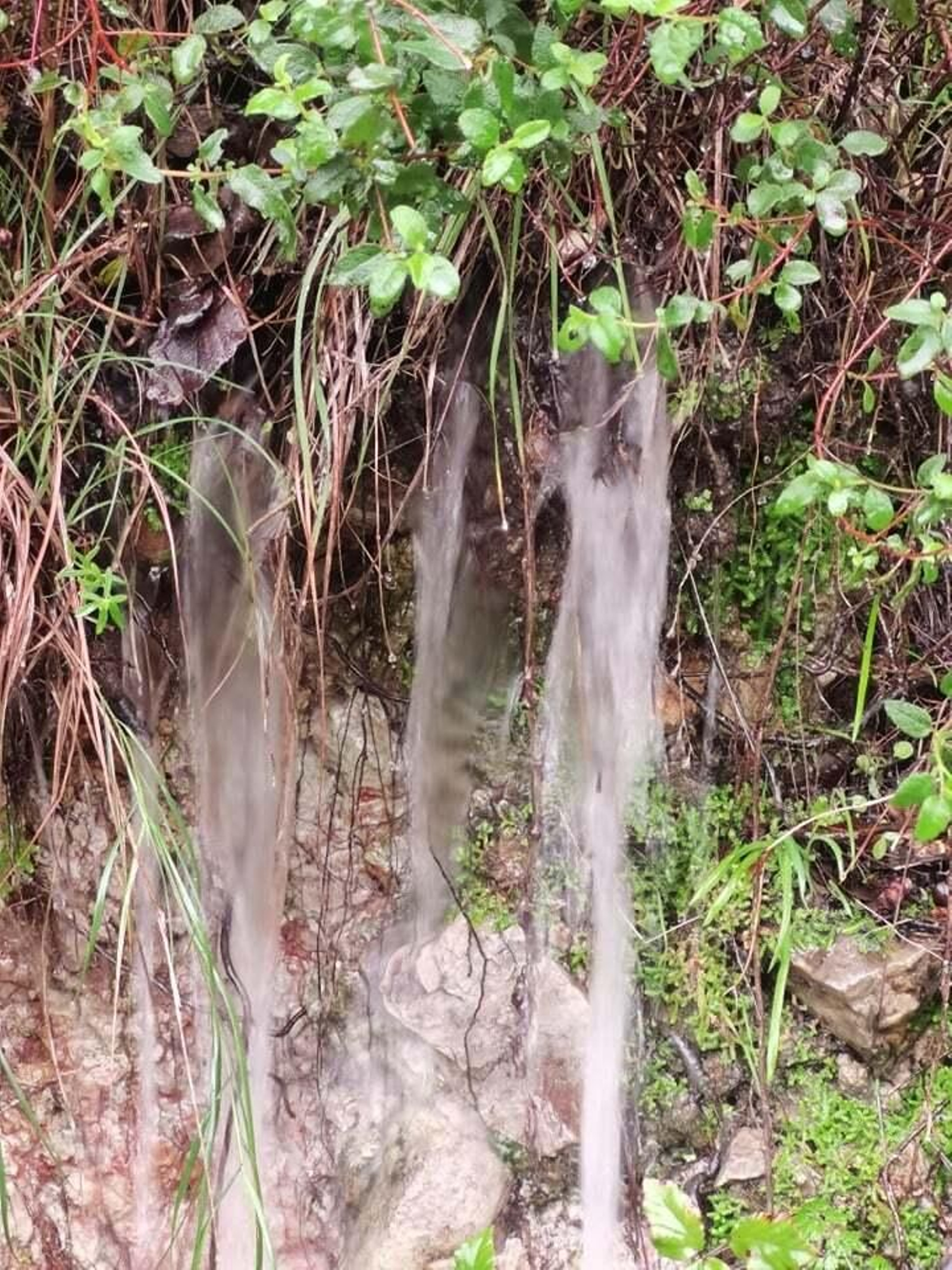 El río de la Miel, tras las últimas lluvias.